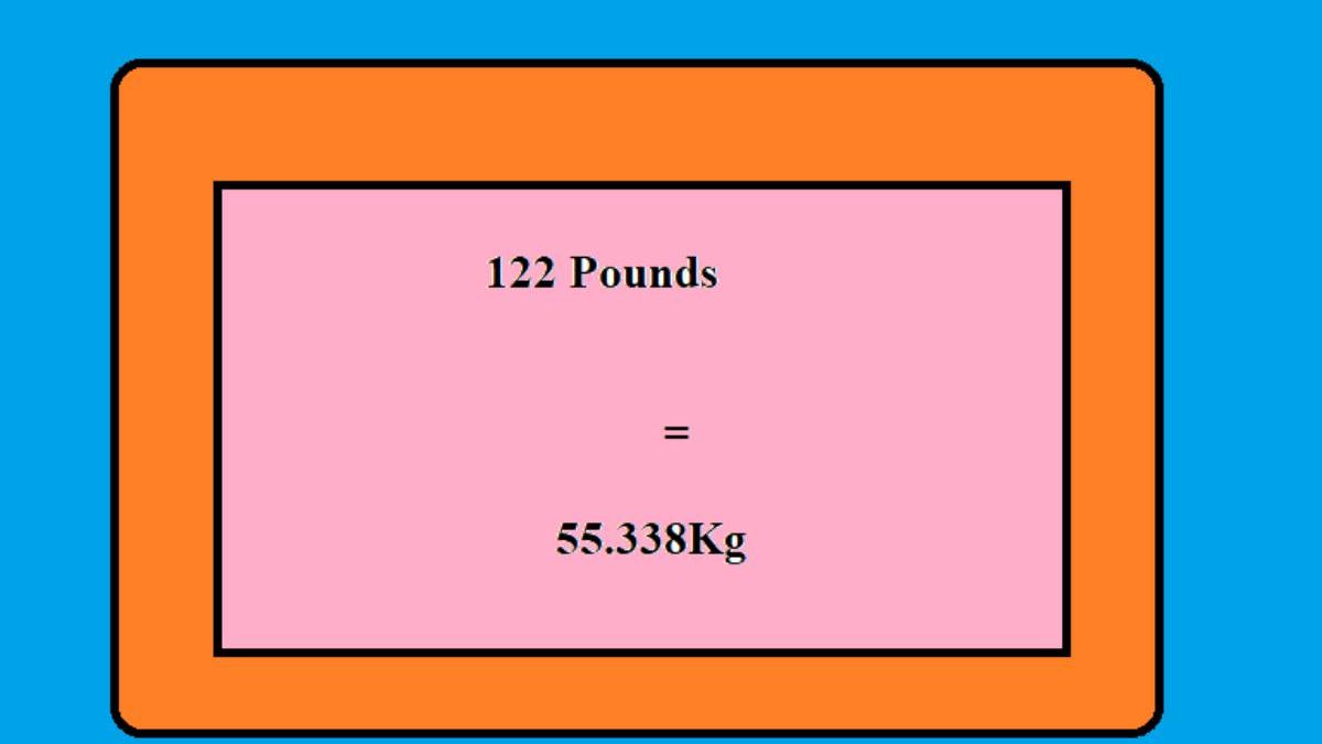 122 Pounds To Kg – What Is It?, How To Convert, And More