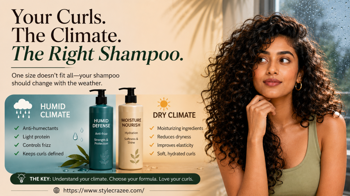 Know Why Humidity And Climate Should Decide What Your Shampoo For Curly Hair Actually Contains
